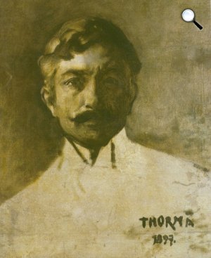 Thorma János: Önarckép, 1897 (Fotó: Thorma János Múzeum)