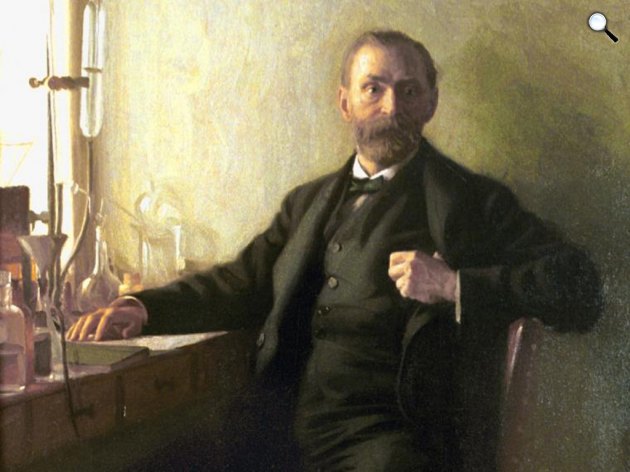 Alfred Bernhard Nobel (1833-1896) svéd kémikus, feltaláló, a róla elnevezett díj megalapítója. (Fotó: nobelprize.org)