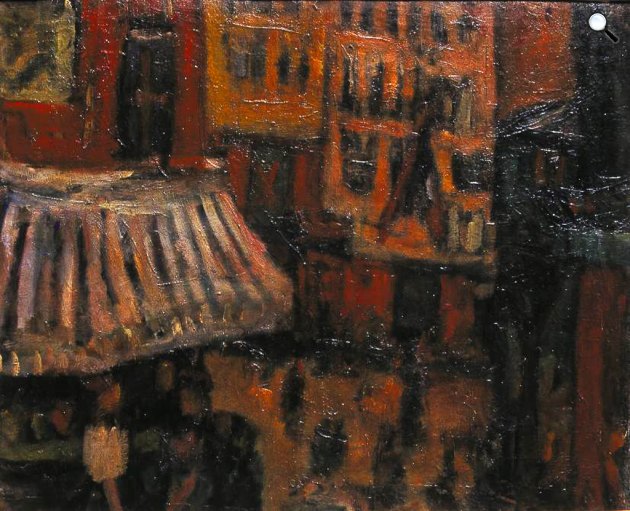 Czóbel Béla: Mouffetard utca, 1925 (Fotó: Ferenczy Múzeum)