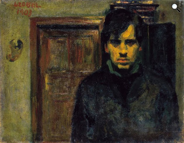 Czóbel Béla: Önarckép, 1903 (Fotó: OSZK/MNG)