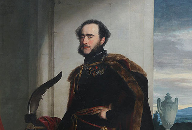 Friedrich von Amerling: Gróf Széchenyi István portréja, részlet (Fotó: MTA)