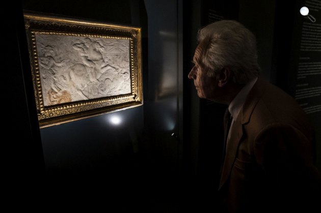 Leonardo da Vinci és a budapesti Lovas kiállítás, Szépművészeti Múzeum, 2018 (Fottó: MTI/Mónus Márton)