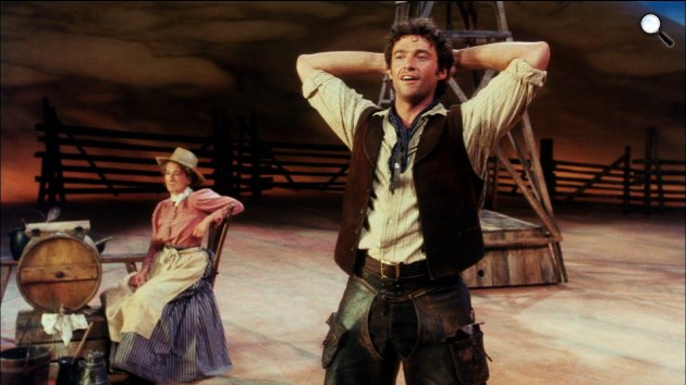 Oklahoma! című western musicalfilm - Josefina Gabrielle és Hugh Jackman, 1999 (Fotó: listal.com)