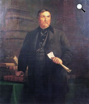 Székely Bertalan: Deák Ferenc államférfi portréja (Fotó: MNM)