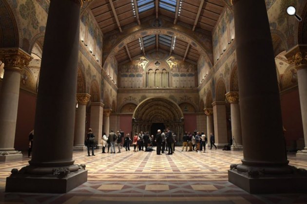 A Szépművészeti Múzeum felújított Román csarnoka, 2018 (MTI Fotó: Mónus Márton)