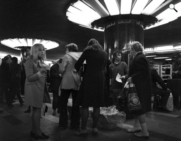 Astoria aluljáró, Budapest, 1972 (Fotó: Urbán Tamás/Foretepan)