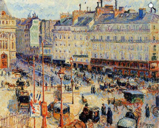 Camille Pissarro: Le Havre tér, Párizs, 1893 (Fotó: Wikiart)