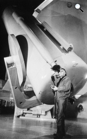 Edwin Powell Hubble (1889-1953) amerikai csillagász (Fotó: edwinhubble.com)