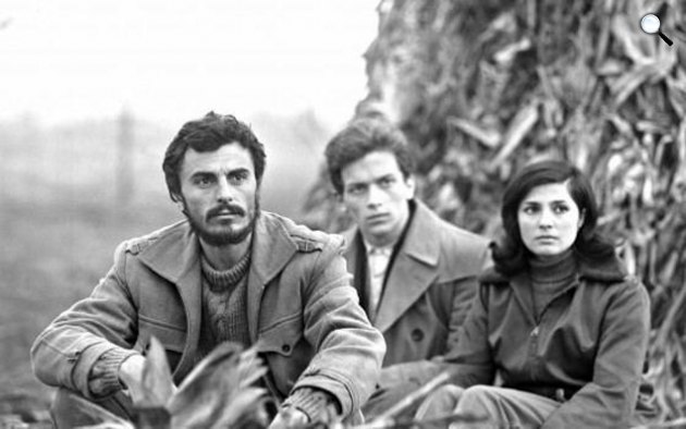 Sára Sándor: Feldobott kő - Balázsovits Lajos, Nadesda Kazassian és Todor Todorov, 1968 (Fotó: alchetron.com)