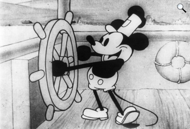 Walt Disney hőse, Mickey egér (Mickey Mouse), 1928-ban debütált a Steamboat Willie filmben (Fotó: waltdisney.org)