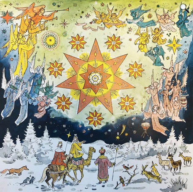 Korsch: Karácsony csillaga, képeslap (Fotó: Amazon)