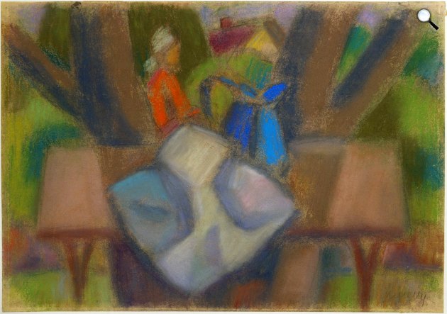 Kmetty János - Csendélet a kertben (Fotó: Kmetty Múzeum)