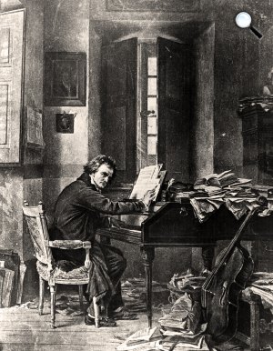 Ludwig van Beethoven (1770-1827) zeneszerző (Fotó: Wikipédia)