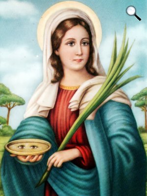 Siracusai Szent Lúcia tisztelt szűz és vértanú (Fotó: Wikimédia)