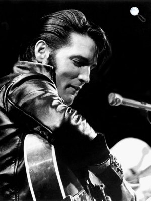 Elvis Presley (1935-1977) rock and roll zenész, színész, 1968 (Fotó: Pannonia Entertainment)