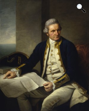 Nathaniel Dance: James Cook portréja, 1775 körül (Fotó: National Maritime Museum, Greenwich)