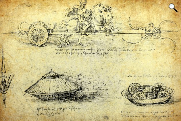 Leonardo da Vinci vázlatai között is találtak tengeralattjáró-terveket (Fotó: Wikimédia)