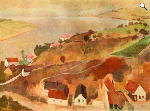 Szőnyi István: Zebegényi részlet, 1935-36 (Fotó: MNG)