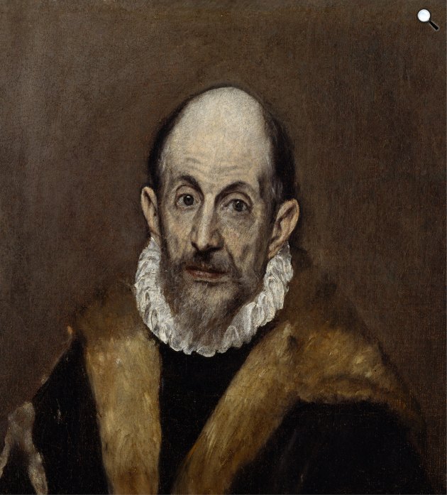 El Greco: Egy idős ember portréja (Önarckép), 1595-1600 (Fotó: elgreco.net)