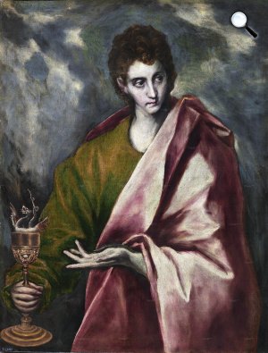 El Greco: Evangélista Szent János, c. 1608 (Fotó: Museo del Prado)