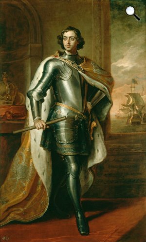 Godfrey Kneller: I. (Nagy) Péter orosz cár, 1698 (Fotó: Wikimédia)