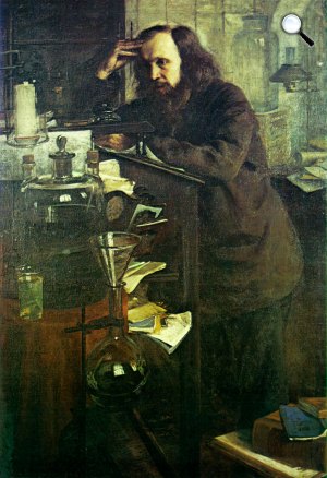 Nikolai Yaroshenko: Dmitrij Ivanovics Mengyelejev portréja, 1886 (Fotó: Wikimédia)