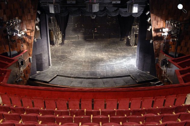 A Pesti Magyar Színház nézőtere, Budapest (Fotó: Sétaműhely)