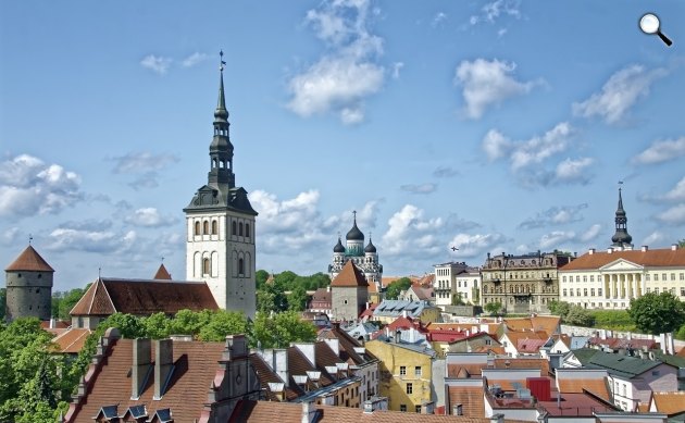 Tallinn Észtország fővárosa- a Balti-tenger keleti partján fekszik (Fotó: Pixabay)