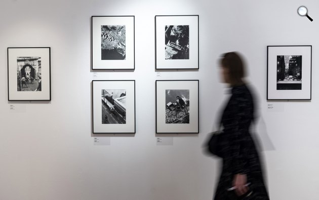  Bauhaus100 - A zseniális kísérletező: Moholy-Nagy László fotográfiai című kiállítás a Mai Manó Házban, 2019 (MTI/Szigetváry Zsolt)