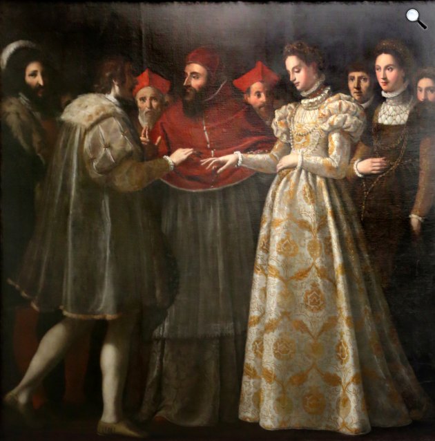 Medici Katalin és II. Henrik házassága, 1600 (Fotó: Uffizi Galéria/Wikimédia)