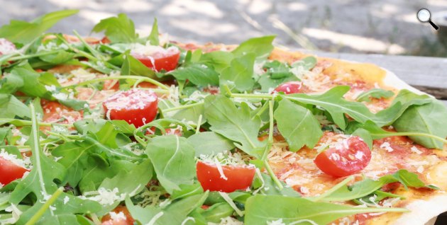 Rucolás pizza (Fotó: Pixabay)