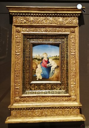 Raffaello Santi: Esterházy Madonna, Szépművészeti Múzeum (Fotó: Kibelbeck Mara/Cultura.hu)