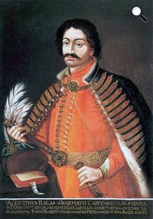 Gróf gyarmati és kékkői Balassi Bálint (1626-1684) költő és drámaíró, császári és királyi tanácsos, Hont vármegye főispánja és a korponai őrség főparancsnoka, a 17. századi barokk nemesi költészet alakja (Fotó: OSZK)
