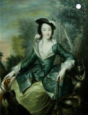George Grooth: Katalin (Jekatyerina Alekszejevna) nagyhercegnőként, 1740 körül (Fotó: Hermitage)