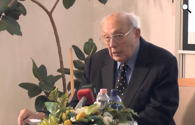 John Lukacs (1924-2019) történész, író  (Fotó: Youtube)