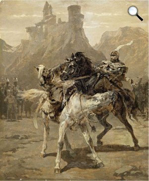 Zichy Mihály: Harcdöntő párbaj, 1886 (Fotó: BÁV)
