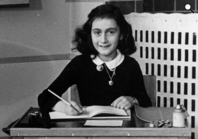 Anne Frank (1929-1942) a holokauszt áldozata (Fotó: Wikimédia)