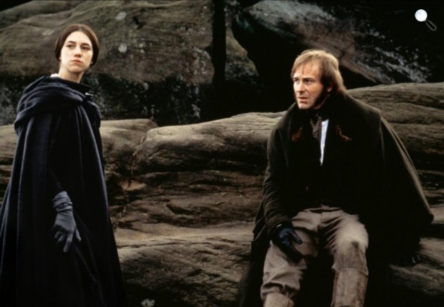 r.: Jane Eyre - Charlotte Gainsbourg és William Hurt, 1996 (Fotó: listal.com)
