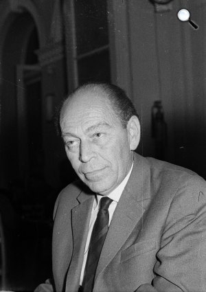 Örkény István (1912-1979) író, gyógyszerész, 1963 (Fotó: Hunyady József Fortepan)