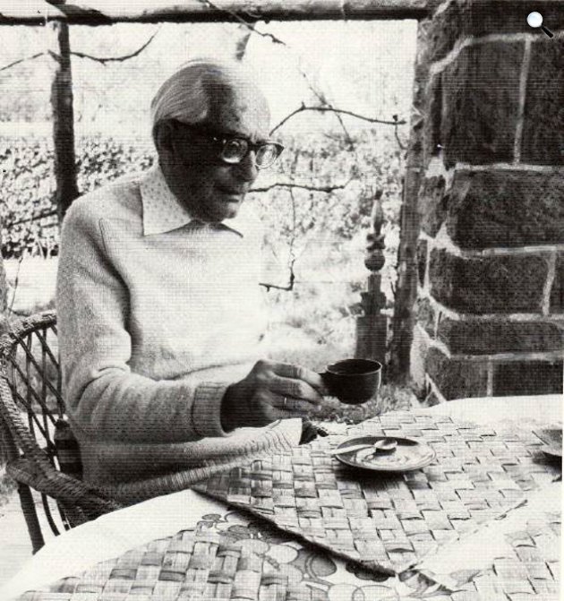 Passuth László (1900-1979) író, műfordító, 1979 (Fotó: Csigó László / Bodosi György Völgyvallatás című könyvében)