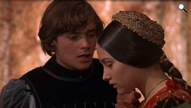r.: Franco Zeffirelli - Rómeó és Júlia - Leonard Whiting és Olivia Hussey, 1968 (Fotó: listal.com)