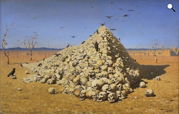 Vaszilij Verescsagin: A háború apoteózisa, 1871 (Fotó: Wikimédia)