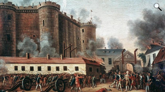 Paul Delaroche : A Bastille legyőzői, 1835 köröl (Fotó: Wikimédia)