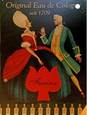 Eau de Cologne Farina - kölnivíz hirdetés (Fotó: Pinterest)