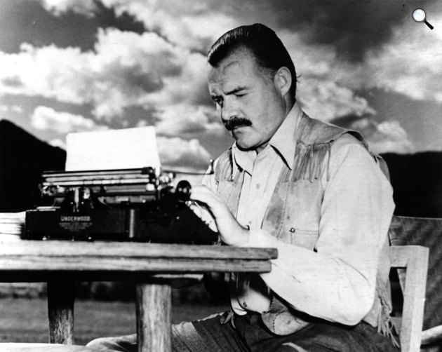 Ernest Hemingway (1899-1961) Nobel-díjas író (Fotó: librarything.com)