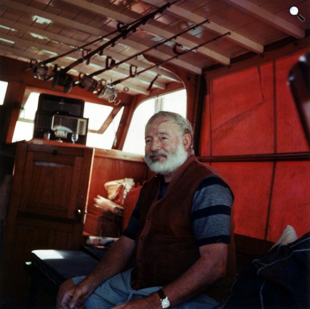  Ernest Hemingway (1899-1961) Nobel-díjas író, 1950 (Fotó: librarything.com)