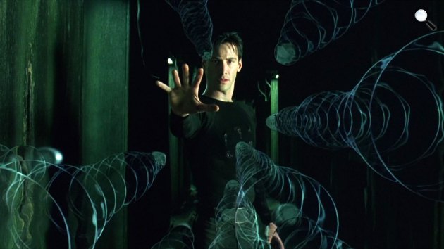 Mátrix - Keanu Reeves mint Neo 1999 (Fotó: InterCom)