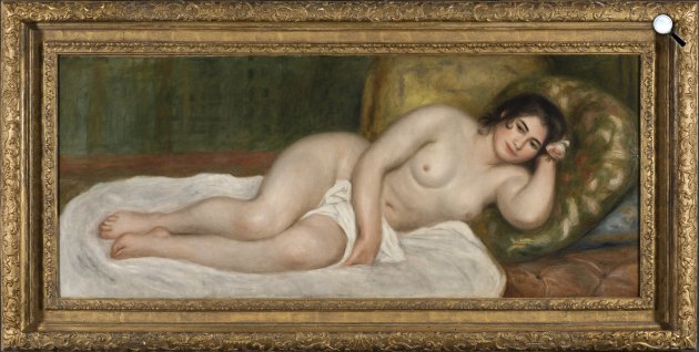 Pierre-Auguste Renoir: Fekvő női akt (Gabrielle), 1903 (Fotó: Szépművészeti Múzeum )