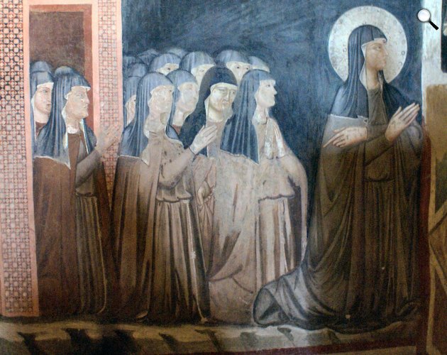Assisi Szent Klára és rendje, a klarissza apácák, San Damiano kápolna, Assisi (Fotó: Wikimédia)
