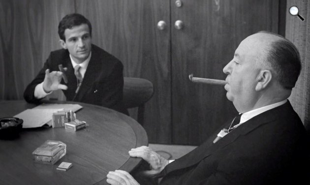 Francois Truffaut francia rendező és Alfred Hitchcock angol filmrendező, forgatókönyvíró (Fotó: listal.com)